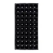 50pc Black Plastic Seed Starting Tray Set Garden Plant Seedling Propagator