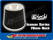 Takashi Iceman Series Pod Filter Air Filter Silver Top Black Filter 76mm Neck
