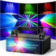 3D Beam Scanner Effect Laser Projector Light DMX DJ Bar Party Laser Disco Light