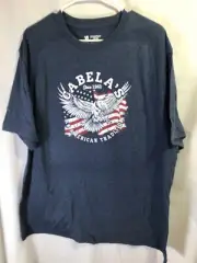 Cabela’s An American Tradition (Eagle) Blue XL Cotton Blend New Tags T Shirt T17