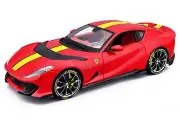 Bburago 2021 Ferrari 812 Competizione Rosso Corsa Red w/ Yellow 1:18 18-16915