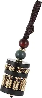 [Mobestech] Abacus Keychain Wallet Key Chain Lanyard Chic Key Pendant Carabiner Chinese Style Trinket Keychain Abacus Ornament Car Keys Keychain Purse Keychain Retro Decor Titanium Brown Wood