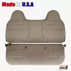 2000 Ford F250 F350 F450 F550 XL Work Truck Bench Bottom & Top Vinyl Cover Tan