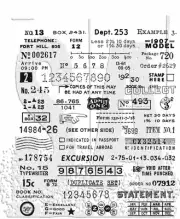 Tim Holtz Cling Stamps 7"X8.5"-Tidbits CMS-LG-1GF3X