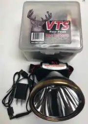 Rechargeable LED Headlamp Four Point 10 Watt Headlamp Vapor Trail Outdoors