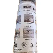 Shelf Liner Gray Non-Adhesive Roll Drawer Liner 17.5" x 29.5' Drawer & Shelf New