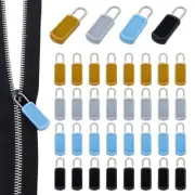 40 PCS Zipper Pull 4 Colors Detachable Zipper Pull Tabs Universal Non-Slip Zi...