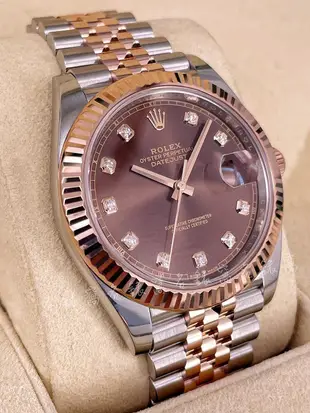 【現貨】 ROLEX 勞力士 126331G 巧克力面 21年 珠帶 Datejust 41mm 126333 玫瑰金