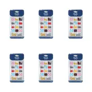 6PK Malli Sewing Resin/Plastic Button & Safety Pin Garment Repair Kit Assorted
