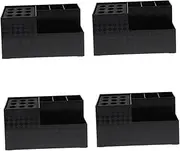 Ipetboom 4pcs Abs Material Scissors Box Hairdressing Tool Storage Case for Salon Barbers