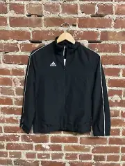 Adidas Youth Boys Black Full Zip Jacket Size Medium New W/ Tags
