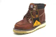 CACTUS FOOTWEAR OIL RESISTANT WORK BOOT 6727M LIGHT BROWN MAXIMUM COMFORT MEN'S