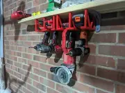 Power Tool Storage - Under Shelf Mount - Fits most tools, holds 4 tools