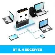 USB Bluetooth Adapter Bluetooth 5.4 Dongle Bluetooth 2024 Receivers Y0L0 J1F1
