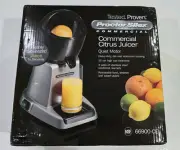 Proctor Silex Commercial 66900 Electric Citrus Juicer 3 Reamer Sizes Oranges Ce