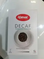 Alameed, Turkish Decaf Coffee Without Cardamom Medium Roast 250gram Decaf Blend.