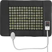 UTK Far Infrared Heating Pad 21 x 31 inch for Back, 153 Natural Jade Stones, Max 159 ℉, Adjustable Temp, Auto Off, Travel Bag Included-Model Medium