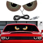 Devil Eyes Light for Cars,2024 Dynamic Devil Eye Car Headlights,Led Lights for Car,Car Accessories for Men,DIY Car Decor,Led Strobe Light,for Car Trucks Windows Windshield.