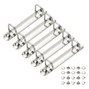 B7 2 Hole Ring Binder Mechanisms, 5 Set 0.79" D Ring Binder Planner, 20mm Silver