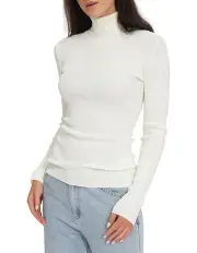 [Belle & Bloom] Brooklyn Knitted Turtleneck Jumper in Ivory