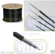 RFC100 RFC195 RFC240 RFC400 LOW LOSS FLEX COAX RF BARE CABLE NO CONECTRS USA