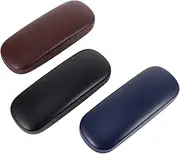 [VALICLUD] 3 Pieces Eyeglasses Holder Hard Shell Case Stylish Sunglasses Pouch for Protection Random Colors for Students Office Workers Elegant Storage Random Color