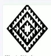 STENCIL Sawtooth Triangle Craft Sewing Scrap book Reusable #231C