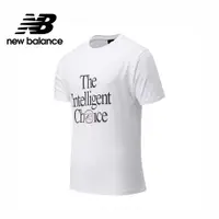 在飛比找蝦皮商城優惠-【New Balance】NB短袖上衣_男性_白色_MT13