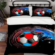 3D Air Football 137 Bedding Set Pillowcases Quilt Duvet Cover Set Queen King
