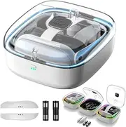 VR Headset Charging Dock for Meta/Oculus Quest 3 Fast Charger Station Base with 2 Batteries Headset Display Holder with LED Light Fast Charger Station for Oculus Quest 3 Accessories