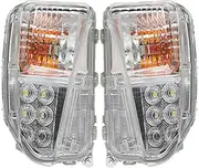 JIUYIN Car LED Front Bumper Fog Lights Fit For Toyota Prius ZVW30 2012-2015 Driving Light Daytime Running Light Foglamp Assembly Car DRL lights