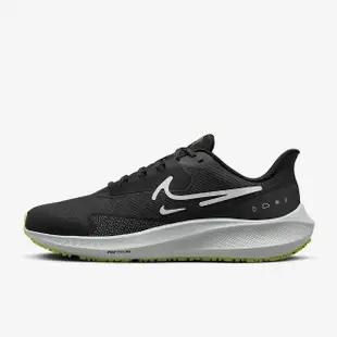 【NIKE 耐吉】Nike Air Zoom Pegasus 39 Shield 男黑防潑水慢跑鞋 DO7625002