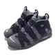 Nike 休閒鞋 Air More Uptempo GS 女鞋 氣墊 避震 大Air 復刻 喬治城 運動 灰 藍 415082-009