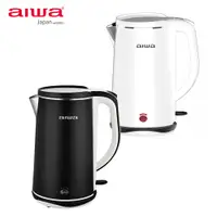 在飛比找蝦皮商城優惠-aiwa 愛華 雙層防燙電茶壺 DKS110518 黑/白