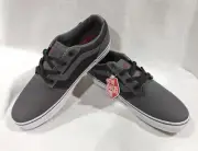 Vans Men's Chapman Stripe 2 Tone Grey/Black Suede Skate Shoes - Sizes 9/9.5 NWB