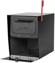 Locking Post Mount Parcel Mailbox High Security Reinforced Lock Oasis Classic
