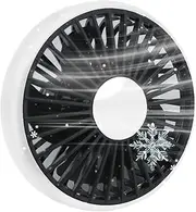 Car Fan - USB Car Air Outlet Fan,Small Cooler With Light, Automobile Ventilation Device For Camping Travel