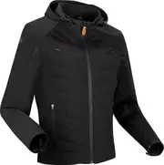 Segura Natcho, textile jacket , color: Black/Grey , size: S