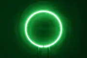 12"x12" Round Circle Green Neon Sign Acrylic Light Lamp Gift Window Decor ZS1334