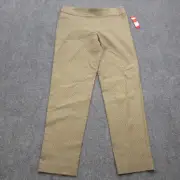Krazy Larry Leggings Womens 14 Brown Diamond Pants Stretch Performance Pull On