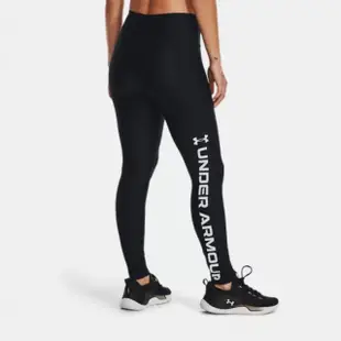 【UNDER ARMOUR】長褲 女款 運動褲 緊身褲 Armour Branded Legging 黑 1376327001(L528)