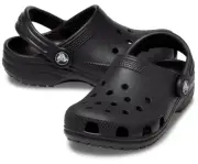Crocs Classic 206991-001 Clog Kids J5 Black Slip On Comfort Casual Shoes KHD2235