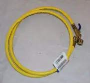 Yellow Jacket 5' Plus II Charging Hose Charge Extension with On/Off Valve