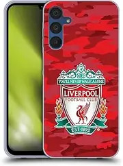 Head Case Designs Officially Licensed Liverpool Football Club Home Colourways Crest Camou Gel Case [Military Grade Protection] Compatible with Samsung Galaxy A15