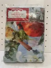 Holiday Time Vinyl Tablecloth Rectangle 60x102” 8.00