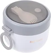 HOMOBABE 1Pc Portable Cereal Cup Lightweight Breakfast Cup for Milk Soup Leakproof Design for School Office Travel Stylish Milk Cup for Easy Carrying