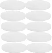 KOMBIUDA Painting Rocks 10pcs Smooth Flat Rocks Decorative for Crafts DIY Safe Light for Boys and Girls Art