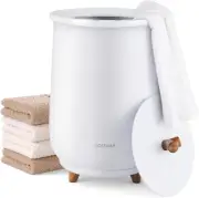 Costway Towel Warmer Bucket, 23L Large Luxury Bucket-Style Towel Warmer w/Fra...