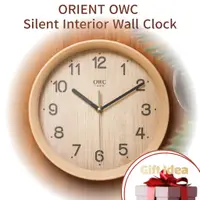 在飛比找蝦皮購物優惠-ORIENT OWC 靜音室內掛鐘 OT839 / 直徑 2