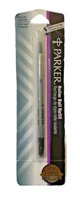 VTG Parker Roller Ball Refill Black Ink Fine Point Pen Refill NOS Made England